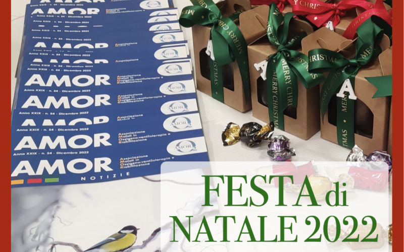 Festa di Natale AMOR per lo scambio di auguri.