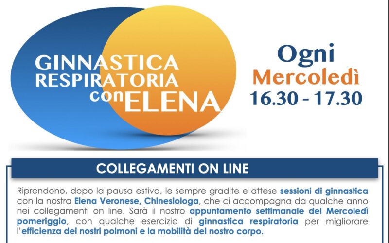 GINNASTICA RESPIRATORIA CON ELENA – RICOMINCIAMO